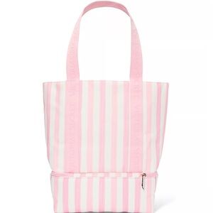 New Victoria’s Secret Cooler Tote Bag- NWT - Pink & White